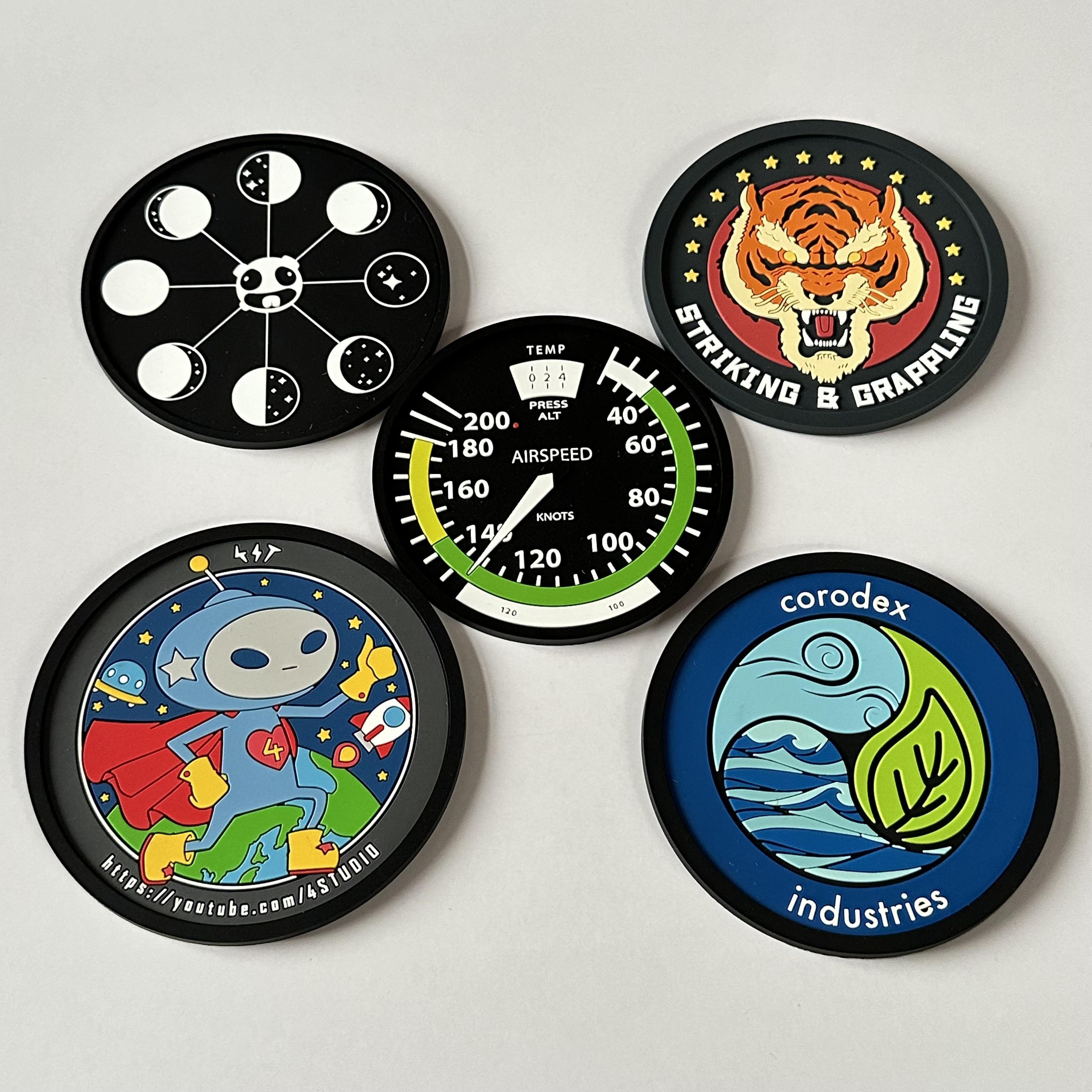 Wholesale Custom Logo Soft Silicone PVC Rubber Car Cup Coaster - Ho<i></i>ngfeng HF-0927 | Promotio<i></i>nal Gift